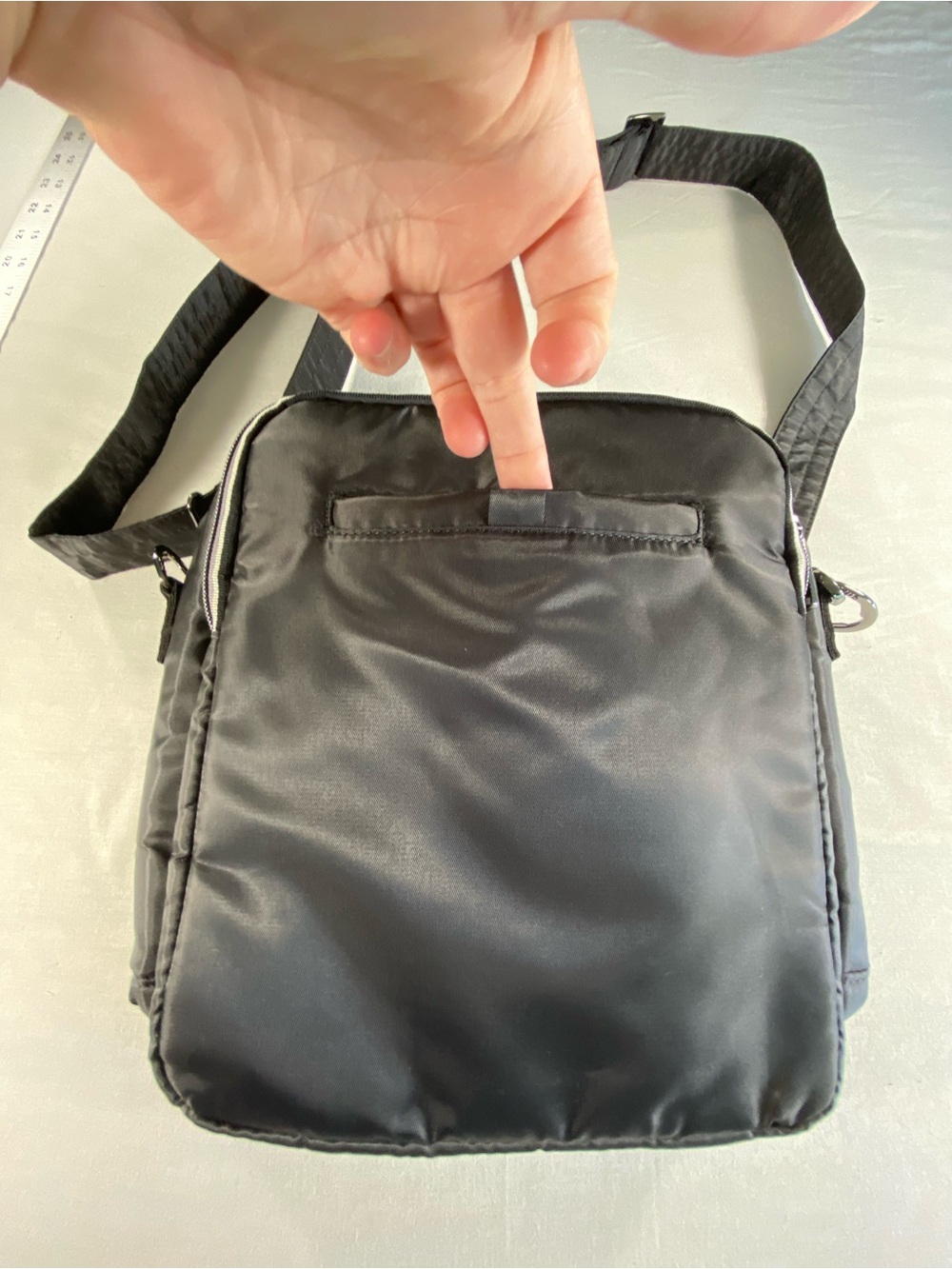 Black Quilted Lug Wrangler Bag Crossbody Purse - Picture 6 of 11